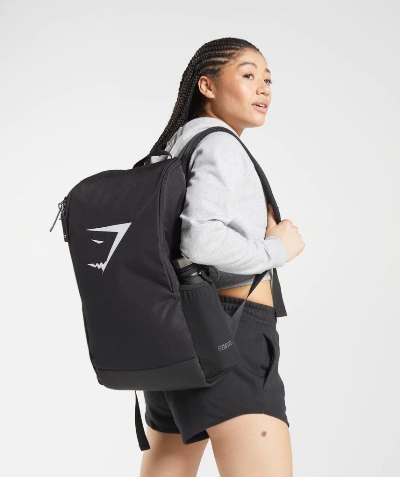 Gymshark Sharkhead Backpacks Black | CA 7315D8